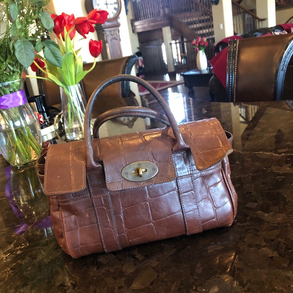 Mulberry England Vintage Ledbury Handbag